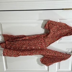 Faithfull the Brand floral mini dress sz 6